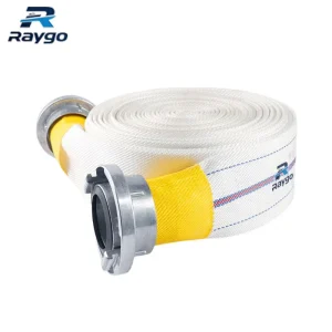 Marine rubber-lined fire hoses