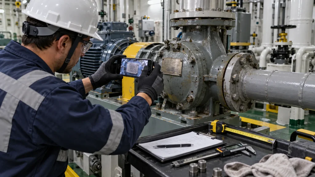 How to photograph marine equipment for replacement identification