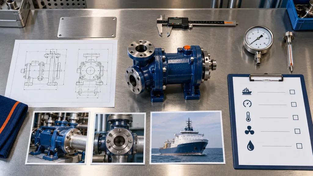 Information required for a marine equipment replacement quote